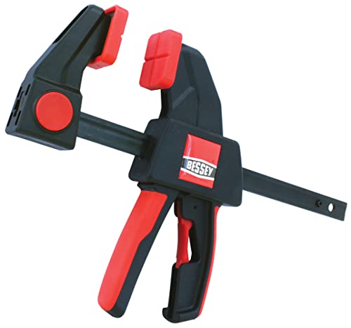 BESSEY EHK SERIES - 300 lb Clamping Force - 18 in - EHKL18 Trigger Clamp Set - 3.125 in. Throat Depth - Wood Clamps, Tools, & Equipment for Woodworking, Carpentry, Home Improvement, DIY