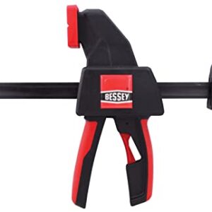 BESSEY EHK SERIES - 300 lb Clamping Force - 18 in - EHKL18 Trigger Clamp Set - 3.125 in. Throat Depth - Wood Clamps, Tools, & Equipment for Woodworking, Carpentry, Home Improvement, DIY