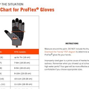 Ergodyne Nitrile Coated Work Gloves, Cut Resistant Level A3, Grip For Wet or Dry Enviroments, Ergodyne ProFlex 7031,Gray,Medium