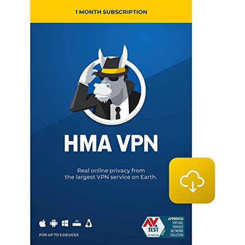 HMA VPN | Privacy Protection Service | Win, Mac, iOS, Android, Linux, Routers | 5 Devices, 1 Month [Download]