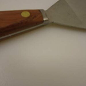 Dexter Russell USA 4in Hi Carbon Scraper Forged Angled Stiff Blade Full Tang Triple brass rivets Bolster 25RC4 Wood Handle Factory Second