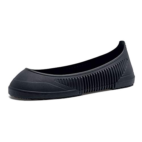 Shoes for Crews Crewguard Stretch, Men's, Women's, Unisex Work Overshoes, Slip Resistant, Black, L, Men's 8.5-11 / Women's 10-12