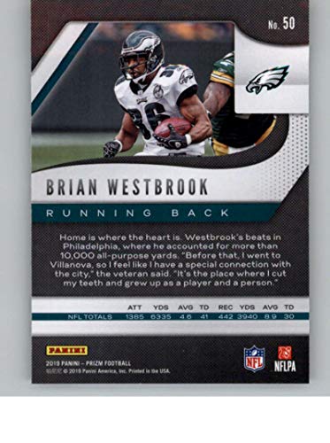 2019 Panini Prizm #50 Brian Westbrook Philadelphia Eagles Football NFL