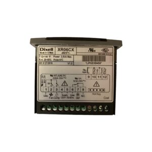 New Dixell Model: XR06CX (for Refrigerators) Digital Temperature Control Panel Thermostat with 2 Temperature Sensor Probes Included 120v / Technician Ready by Xiltek Gray