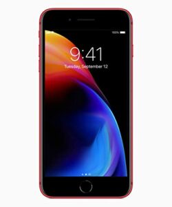 apple iphone 8 plus, 256gb, red - fully unlocked (renewed)