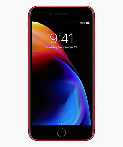 Apple iPhone 8 Plus, 256GB, Red - Fully Unlocked (Renewed)