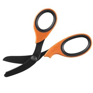 XSHEAR 7.5” Extreme Duty Trauma Shears. Tough and Durable Medical Scissors for The Paramedic, EMT, Nurse or Any Emergency Healthcare Provider Orange/Black