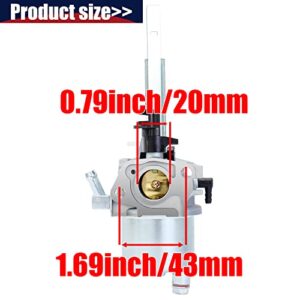 QAZAKY Carburetor Compatible with Ariens 20001027 20001086 20001368 20001369 LCT 03121 03122 13141 13142 L13 SKSN0312.1 2 136cc 208cc Poulan Pro 436565 585020402 532436565 Snow Blower Thrower