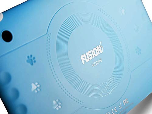 Fusion5 7" KD095 Kids Tablet PC - 64-bit Quad-core, Android 8.1 Oreo, WiFi, Parental Controls, Kids Learning Tools, 32GB Storage, Dual Cameras, Kids apps, Tablet PC for Kids (Blue)
