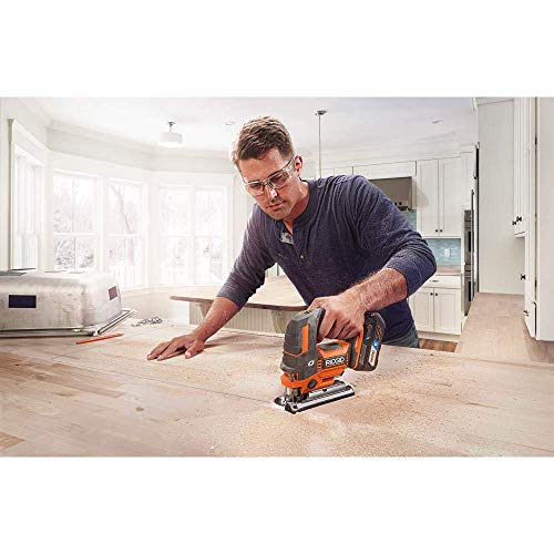 Ridgid 18-Volt OCTANE Cordless Brushless Jig Saw (Tool Only), (Bulk Packaged, Non-Retail Packaging) (Renewed)