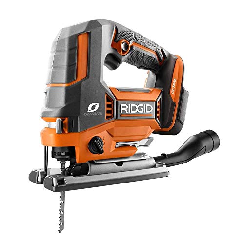 Ridgid 18-Volt OCTANE Cordless Brushless Jig Saw (Tool Only), (Bulk Packaged, Non-Retail Packaging) (Renewed)