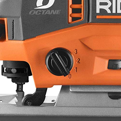 Ridgid 18-Volt OCTANE Cordless Brushless Jig Saw (Tool Only), (Bulk Packaged, Non-Retail Packaging) (Renewed)