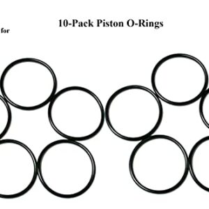 HASMX 10 Pack Piston O-Rings for Hitachi Replaces Part Numbers: 877-368, 877368 and Fits Hitachi Nailer Models: 83AA2, NR65AK, NR65AK(S), NR65AK2, NR83A, NR83A2, NR83A2(S), NR83A3, NR83A3(S), NR83AA