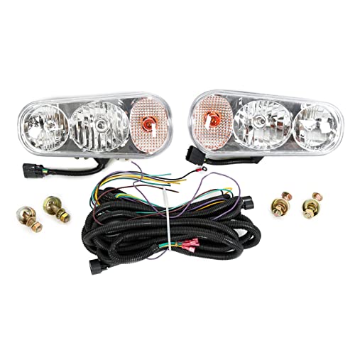 7BLACKSMITHS Universal Halogen Snow Plow Lights Kit for Boss Western Meyer Blizzard Curtis