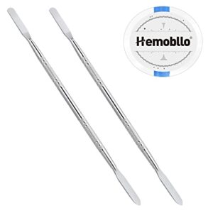 Hemobllo Metal Spudger - 2 Pcs Electronics Opening Pry Tool Metal Opening Spudger Pry Tool Double-Ended Stainless Steel Opening Stick Repair Pry Tools for Cell Phone, Tablet, MP3, Laptop