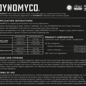 Mycorrhizal Inoculant by DYNOMYCO – High Performing Strains – Concentrated Formula – Improves Nutrient Uptake – Increases Plant Yields Enhances Resilience to Stress Saves Fertilizer (3.5 Oz / Up to 20 Plants)