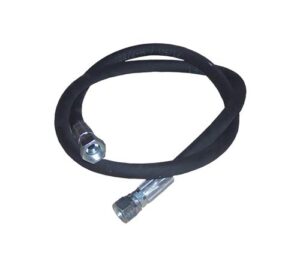professional parts warehouse aftermarket driver side angle ram 56591 fisher hose 1/4" x 42" w/fjic ends.