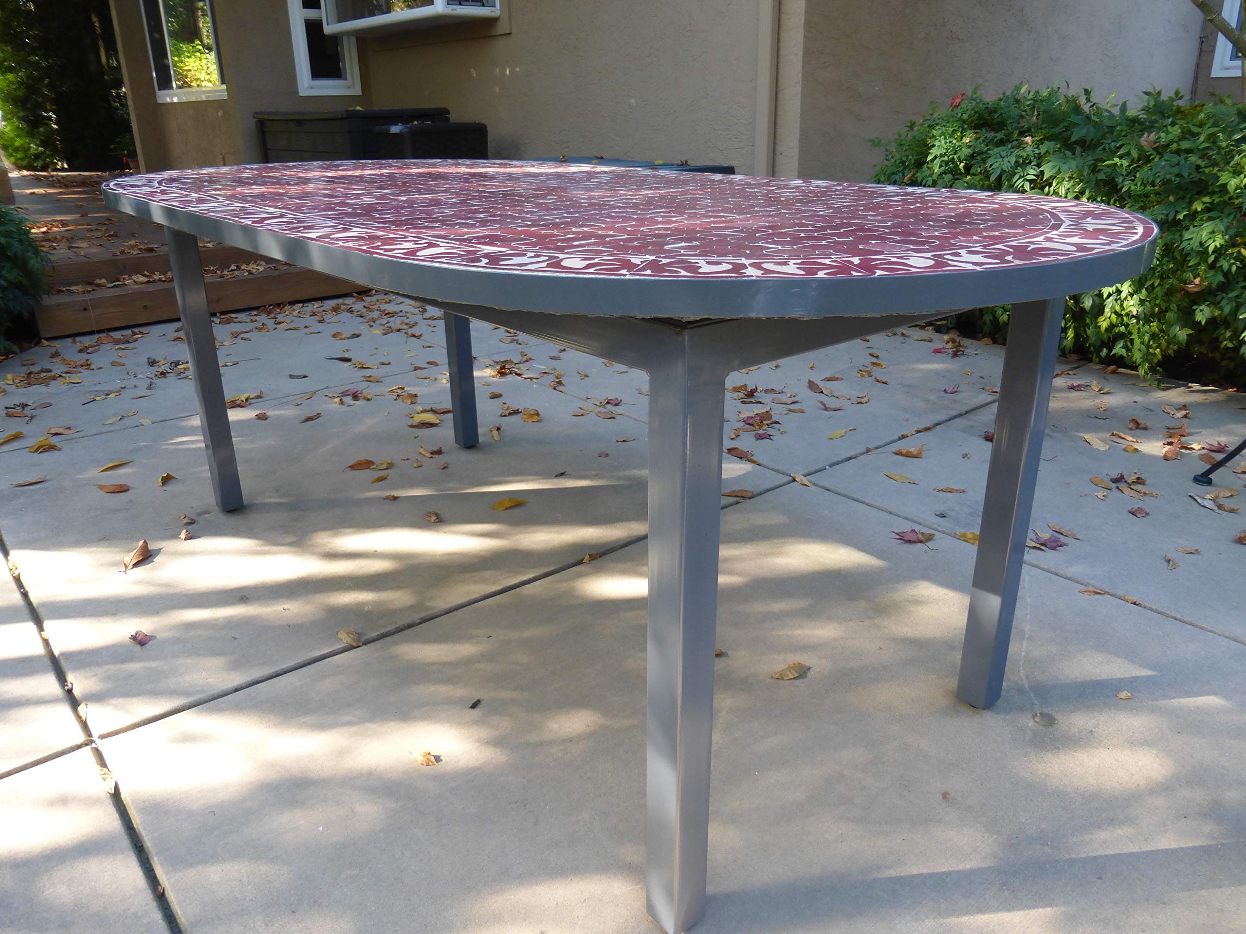 Parsons Style Metal Table Base - Any Size and Color