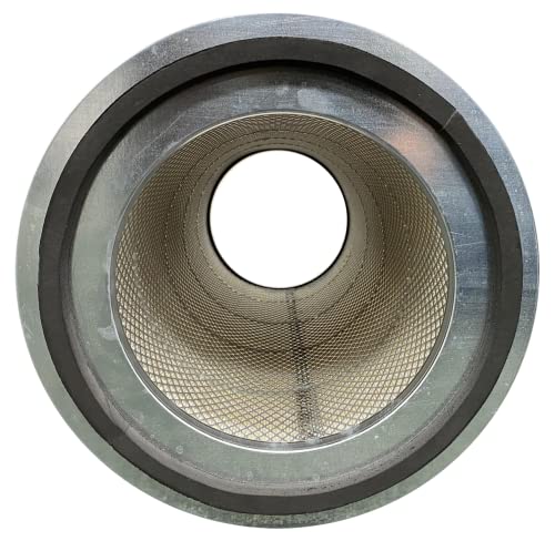 Braden Filtration Dust Collector Filter - Height: 26" OD: 12.75" ID: 8.375" / Nanofiber FR, Open-Open pans - MADE IN USA