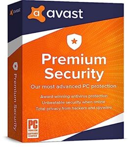 avast premium security 2020, 5 devices 1 year