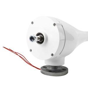 YaeMarine Wind Turbine Generator, 400W 12V Wind Turbine Businesses 5 Blade Wind Controller Turbine Generator kit for Home/Camping, White, Black, Blue, Red, Green (White)