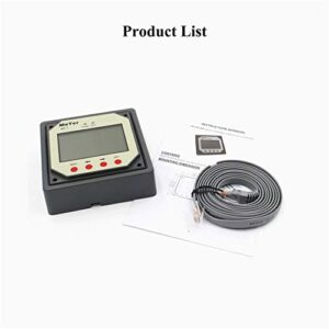 EPEVER Meter MT-1 Remote with LCD Display for Solar Charge Controller EPIPDB-COM Series 10A/20A Dual Battery Solar Panel Charging System