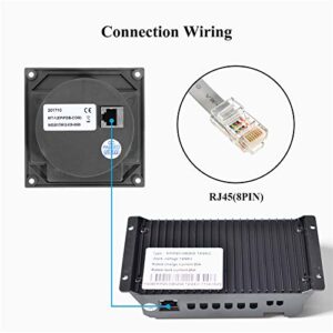 EPEVER Meter MT-1 Remote with LCD Display for Solar Charge Controller EPIPDB-COM Series 10A/20A Dual Battery Solar Panel Charging System