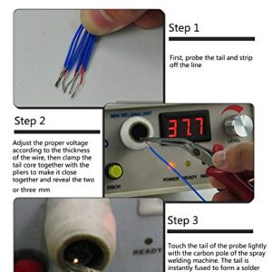 MXBAOHENG TL-WELD Thermocouple Welding Machine Thermocouples Butt Welder Temperature Wire Touch Welder 100V-240V