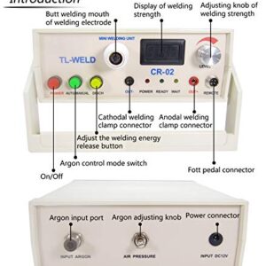 MXBAOHENG TL-WELD Thermocouple Welding Machine Thermocouples Butt Welder Temperature Wire Touch Welder 100V-240V