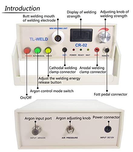 MXBAOHENG TL-WELD Thermocouple Welding Machine Thermocouples Butt Welder Temperature Wire Touch Welder 100V-240V