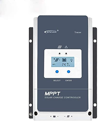 EPEVER 100A MPPT Solar Charge Controller Tracer-an Series High-Power Charge Controllers Compatible with 12V/24V/36V/48V Lead-Acid and Lithium Batteries (100A)