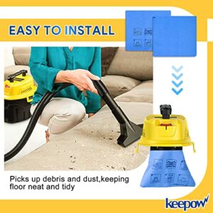 KEEPOW Shop Vac Filters Compatible with Stanley 1-6 Gallon Wet/Dry Vacuums SL18910P-3, SL18129, SL18133, Part# 25-1201 (6 Pack)