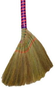 2 pieces vietnamese soft fan (straw) broom, 40 inch