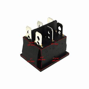 3 Position 6 Pin Start On Off Switch for All Power Gentron 7500W 10000W 12000W APGG7500 APGG10000 APGG 12000 GG10020 Firman H05751 H05753 5700/7125 Watts H07552 7500/9400 Watts H08051 H08053 9050/100