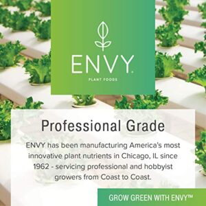 ENVY Professional Grade All-Purpose Plant Food (20-20-20) 100% Water Soluble - in Resealable Pouch W/Measuring Scoop (1.5 lb)