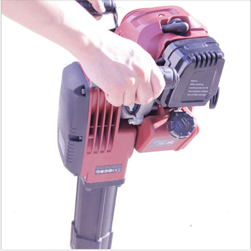 1700W Heavy Duty Demolition Jack Hammer with Pointed Chisel&Flat Chisel, 2-Stroke Gas Powered Demolition Jack Hammer Concrete Breaker 52CC Demolition Hammer Chisel 1.2L Concrete Breaker Hammer