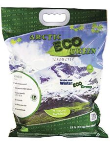 arctic eco green anti-corrosive all natural child, pet and concrete safe ice melt 22 pound bag