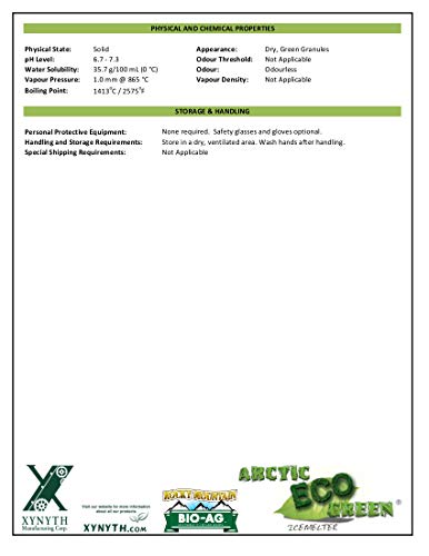 Arctic Eco Green Anti-Corrosive All Natural Child, Pet and Concrete Safe Ice Melt 22 Pound Bag