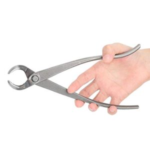 Hand Forged Bonsai Concave Branch Cutter,Branch Cutter Multifunction Carbon Steel Garden Branch Cutter Long Handle Scissor Bonsai Pruning Shear Tool