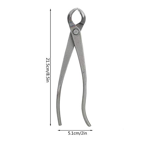 Hand Forged Bonsai Concave Branch Cutter,Branch Cutter Multifunction Carbon Steel Garden Branch Cutter Long Handle Scissor Bonsai Pruning Shear Tool