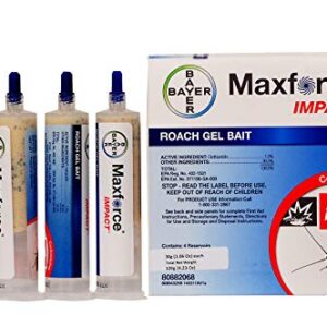 Bayer Environmental Science Maxforce Impact Roach Bait Gel - 1 Box (4 X 30 Gr.)