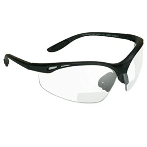 prosport bifocal safety glasses reader z87 +2.00 wrap-around work motorcycle shooting nigt indoor outdoor