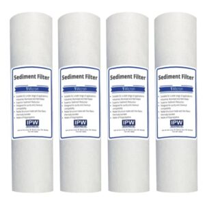 ipw industries inc. pack of 4 sediment filters 1 micron compatible to 9534-40 ec110 cartridges