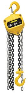 southwire tools southwire sumner 787564 1 ton chain hoist with 20 ft. chain fall