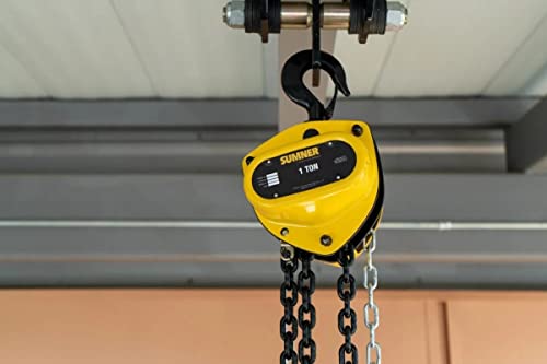 Southwire Tools Southwire Sumner 787564 1 Ton Chain Hoist with 20 ft. Chain Fall