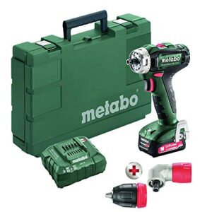 metabo 601037620 bs 12 quick 12v lithium-ion 3/8 in. cordless drill driver kit (2 ah)
