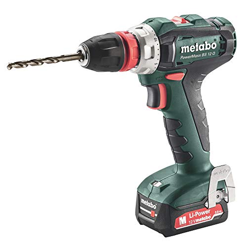 Metabo 601037620 BS 12 Quick 12V Lithium-Ion 3/8 in. Cordless Drill Driver Kit (2 Ah)