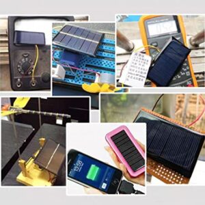 Fielect USB Mini Solar Panel 5V 3.5W Polysilicon Solar Cells Charger for Bicycles,Mobile Phones,Power Bank,Camping Lights 130x165mm