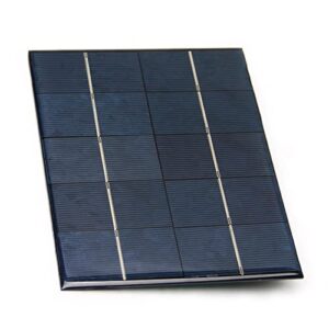 Fielect USB Mini Solar Panel 5V 3.5W Polysilicon Solar Cells Charger for Bicycles,Mobile Phones,Power Bank,Camping Lights 130x165mm