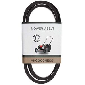 ykgoodness snow thrower auger drive belt 1/2 inch x37 inch for mtd 954-04195 954-04195a, troy-bilt 754-04195 954-04195 954-04195a snowblowers belt